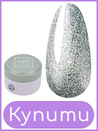 Гель-фарба TUFI profi Платинове Срібло